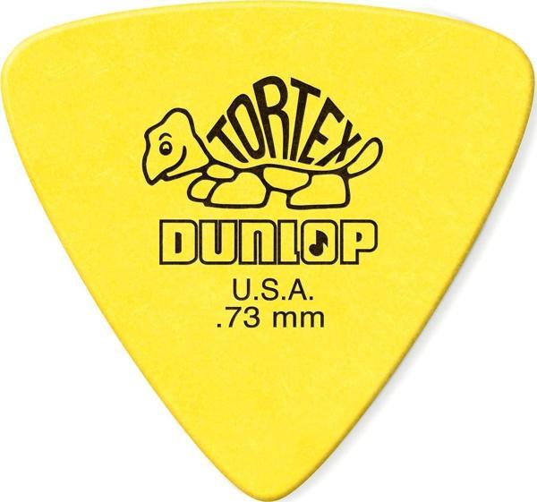 Jim Dunlop 431P.73TEK 1 Adet Üçgen Gitar Penası Tortex Triangle Pick (0.73 mm) - Image 1