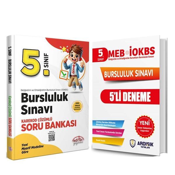 Editör 5.Sınıf Bursluluk Soru ve Ardışık PYBS Deneme Seti 2 Kitap - Editör Yayınevi - Image 1