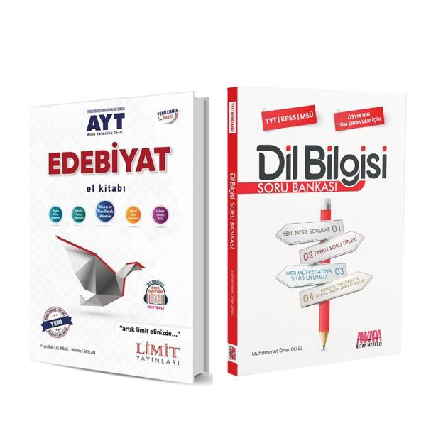 Limit AYT Edebiyat El Kitabı ve Ankara Kitap Merkezi Dil Bilgisi Soru Bankası Seti 2 Kitap - Limit Yayınları - Image 1