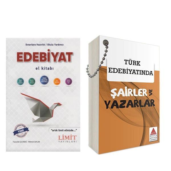 Limit AYT Edebiyat El Kitabı ve Delta Türk Edebiyatında Şairler ve Yazarlar Seti 2 Kitap - Limit Yayınları - Image 1