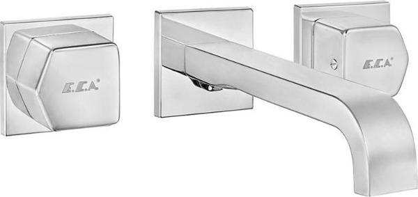 ECA Royal Ankastre Lavabo Bataryası Duvardan 3 Delikli L Çıkış Uçlu 102106667 - Image 1