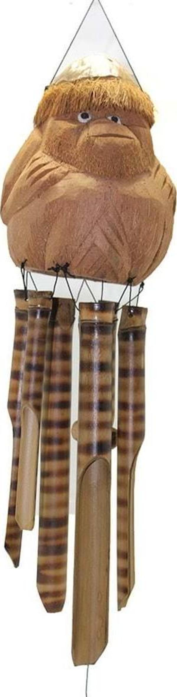 Maymunlu Bambu Rüzgar Çanı - Image 1