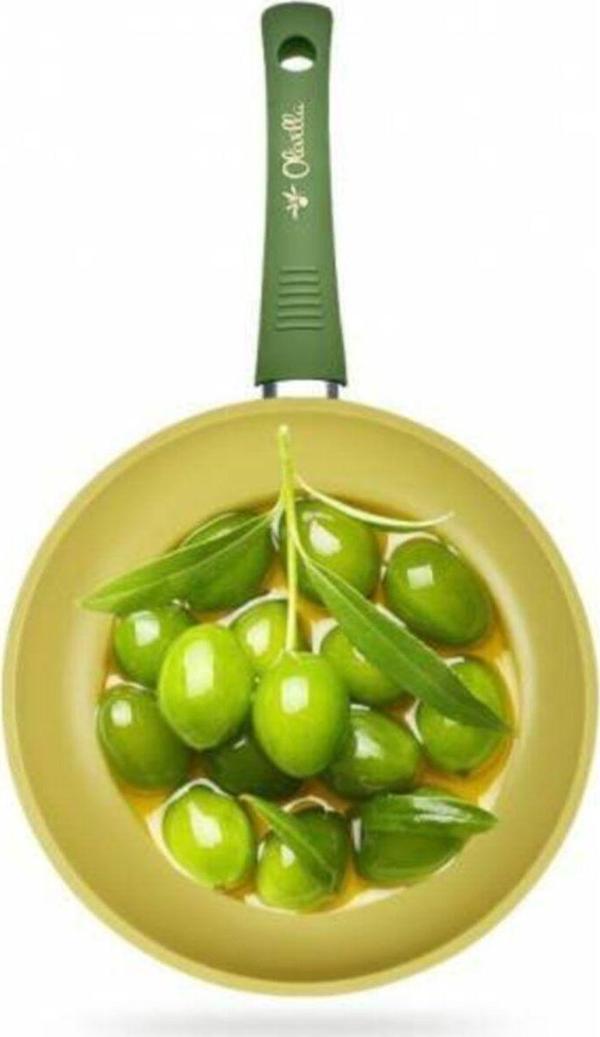 Olivilla 24 cm Tava Zeytinyağ İçerikli Yapışmaz Yüzey Kaplamalı - Image 1