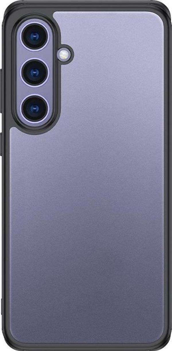 Galaxy S25 Kılıf Kamera Korumalı Şeffaf Arka Yüzey New Roll Kapak - Image 1