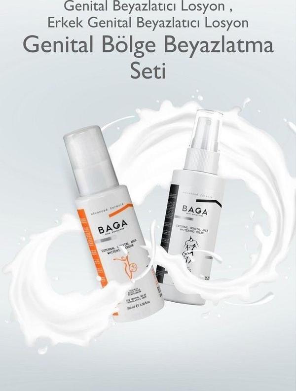 Genital Bölge Beyazlatıcı Losyon & Erkek Genital Bölge Beyazlatıcı Losyon 2'li Set - Image 1