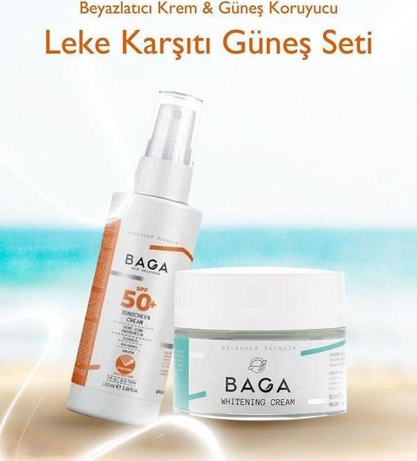Leke Karşıtı Güneş Seti Beyazlatıcı Krem & Güneş Koruyucu - Image 1