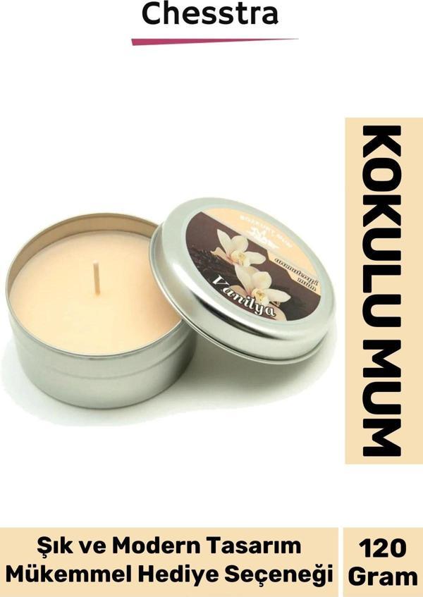 Premium Aromaterapi Arınma Huzur Meditasyon Yoga Esans Dekoratif Mum Oda Kokusu 120g Teneke Kutu - Image 1