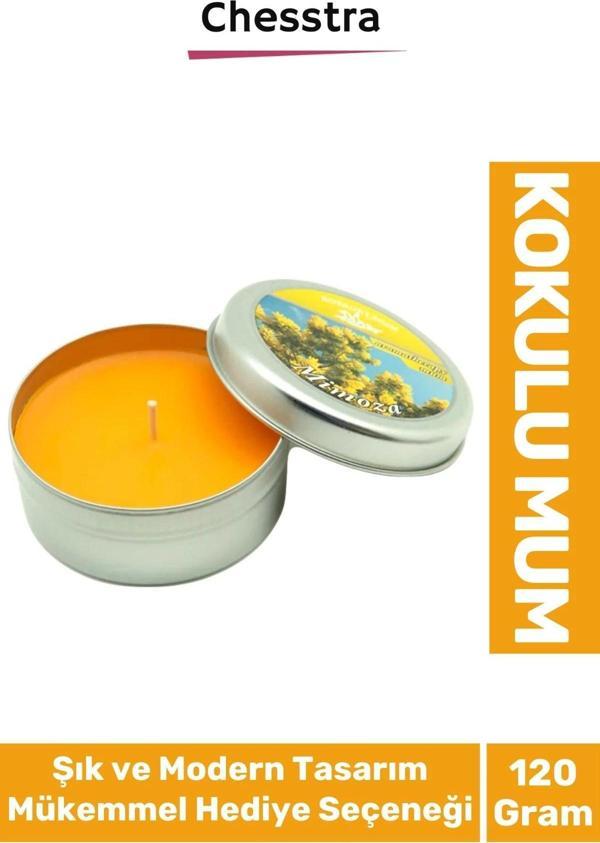 Premium Aromaterapi Arınma Huzur Meditasyon Yoga Esans Dekoratif Mum Oda Kokusu 120g Teneke Kutu - Image 1