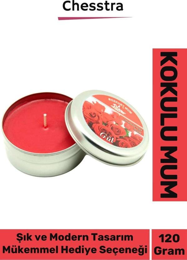 Premium Aromaterapi Arınma Huzur Meditasyon Yoga Esans Dekoratif Mum Oda Kokusu 120g Teneke Kutu - Image 1