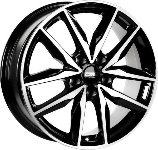 CMS-1128-06 7.5x18"-5x112 ET37 66.5 Diamond Black Gloss Jant (4 Adet) - Image 1