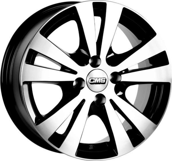 CMS-603-01 6.5x15"-4x100 ET35 67.2 Diamond Black Gloss Jant (4 Adet) - Image 1