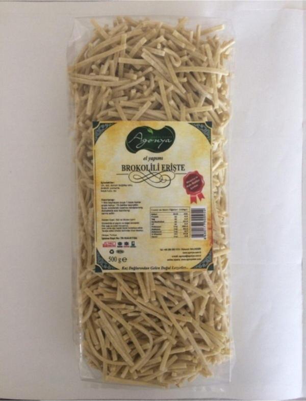 AGONYA Brokolili Erişte 500 G - Image 1