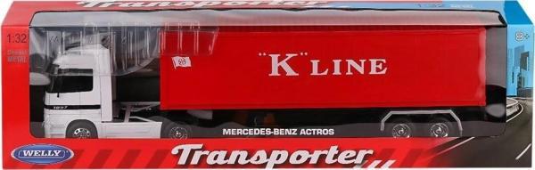 32281KW Welly Mercedes Benz Tır 1:32 -Karsan Oyuncak - Image 1
