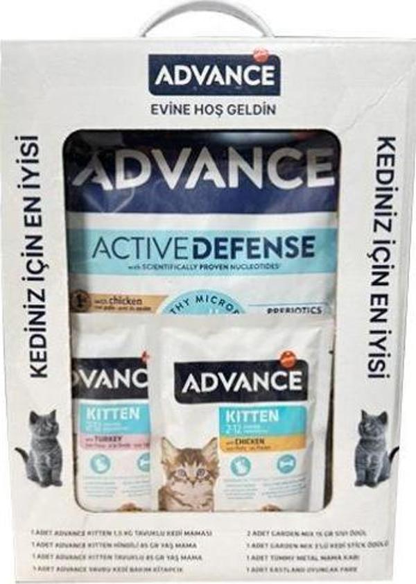 Advance Tavuklu Yavru Kedi Maması 1,5 Kg Prm.Set - Image 1