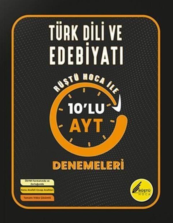 Rüştü Hoca YKS AYT Türk Dili ve Edebiyatı 10 lu Deneme Rüştü Hoca - Tonguç Akademi - Image 1