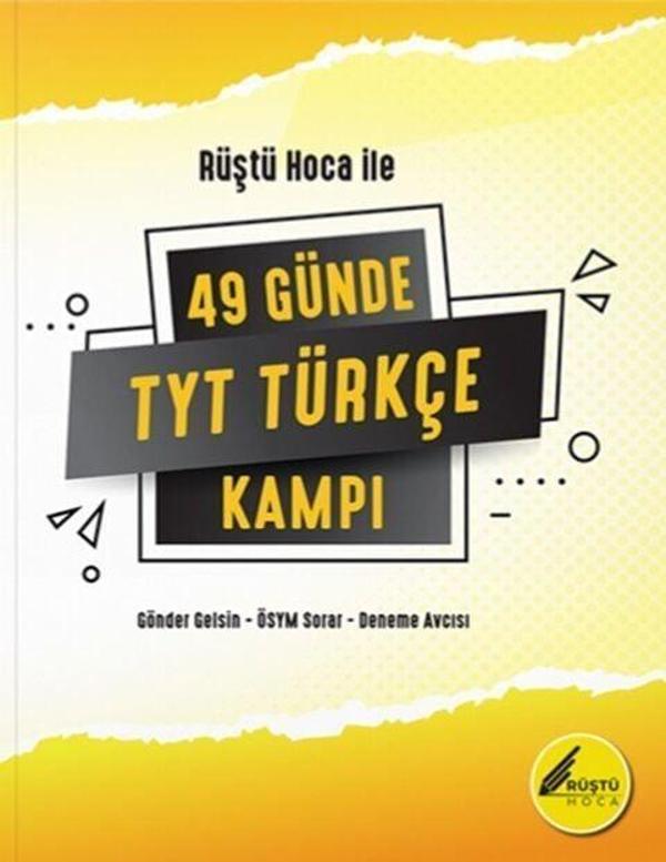 Rüştü Hoca YKS TYT 49 Günde Türkçe Kampı Rüştü Hoca - Tonguç Akademi - Image 1
