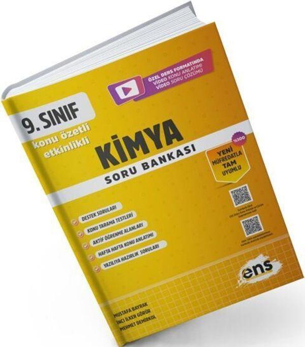 ENS Yayıncılık 9. Sınıf Kimya Etkinlikli Soru Bankası - Ens Yayıncılık - Image 1