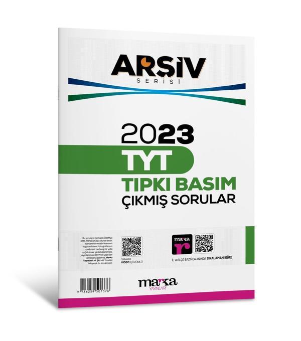 Marka YKS TYT 2023 Çıkmış Sorular Tıpkı Basım Arşiv Serisi Çözümlü Marka Yayınları - Marka Yayınları - Image 1