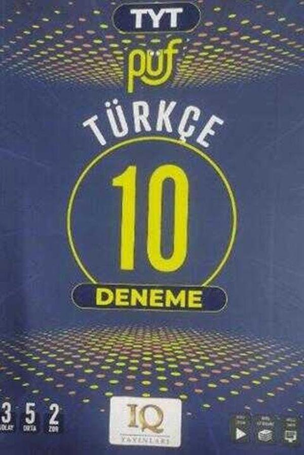IQ Yayınları TYT Türkçe Püf Noktaları 10 Deneme - PRF Paraf Yayınları - Image 1