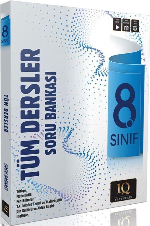 IQ Yayınları 8. Sınıf Tüm Dersler Soru Bankası - PRF Paraf Yayınları - Image 1