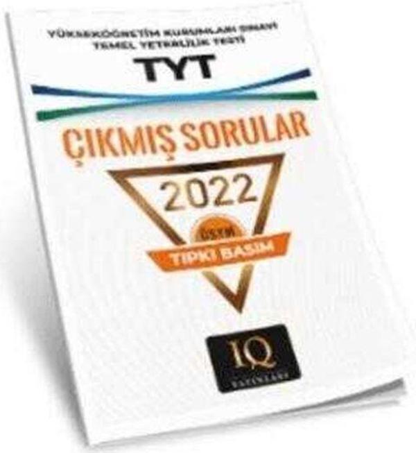 IQ Yayınları 2022 TYT ÖSYM Çıkmış Sorular - PRF Paraf Yayınları - Image 1