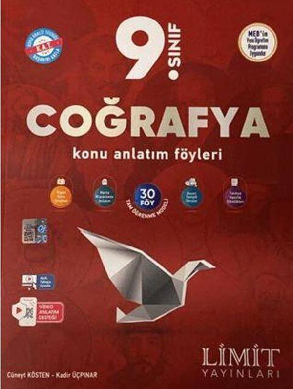 Limit Yayınları 9. Sınıf Coğrafya Konu Anlatım Föyleri - Limit Yayınları - Image 1