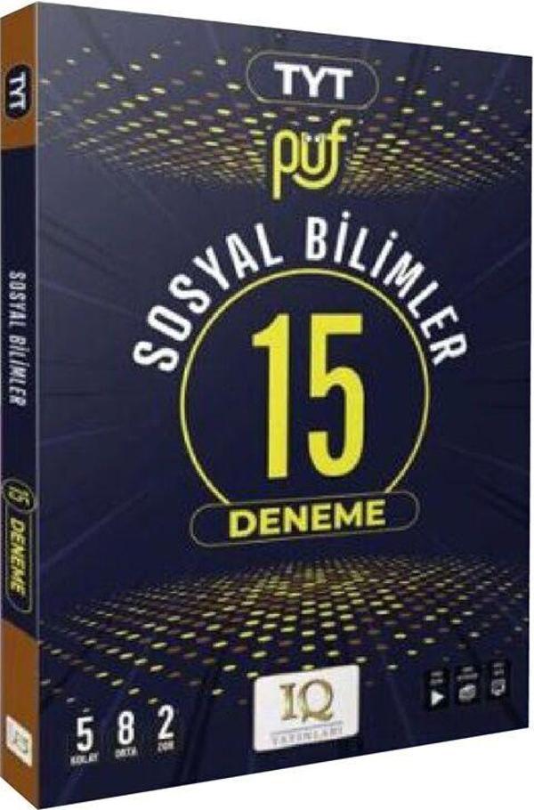 IQ Yayınları TYT Sosyal Bilimler Püf 15 Deneme - PRF Paraf Yayınları - Image 1