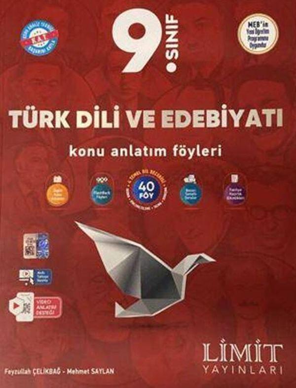 Limit Yayınları 9. Sınıf Türk Dili ve Edebiyatı Konu Anlatım Föyleri - Limit Yayınları - Image 1