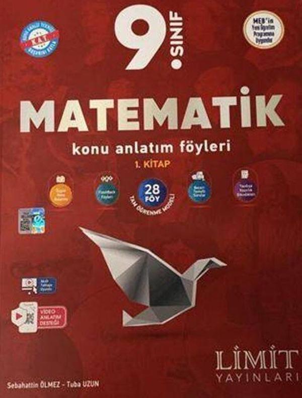 Limit Yayınları 9. Sınıf Matematik Konu Anlatım Föyleri 1. Kitap - Limit Yayınları - Image 1