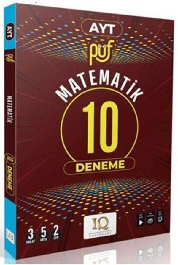 IQ Yayınları AYT Matematik Püf 10 Branş Denemesi - PRF Paraf Yayınları - Image 1