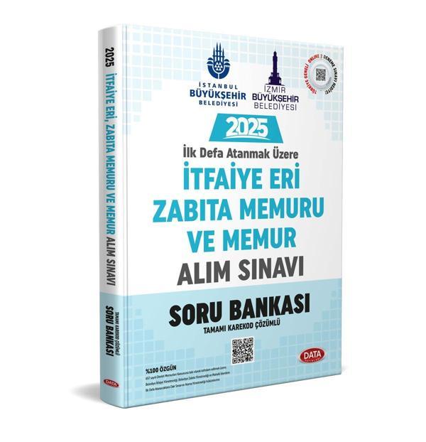 Data 2025 İtfaiye Eri, Zabıta Memuru ve Memur Alım Sınavı Soru Bankası Çözümlü Data Yayınları - Data Yayınları - Image 1