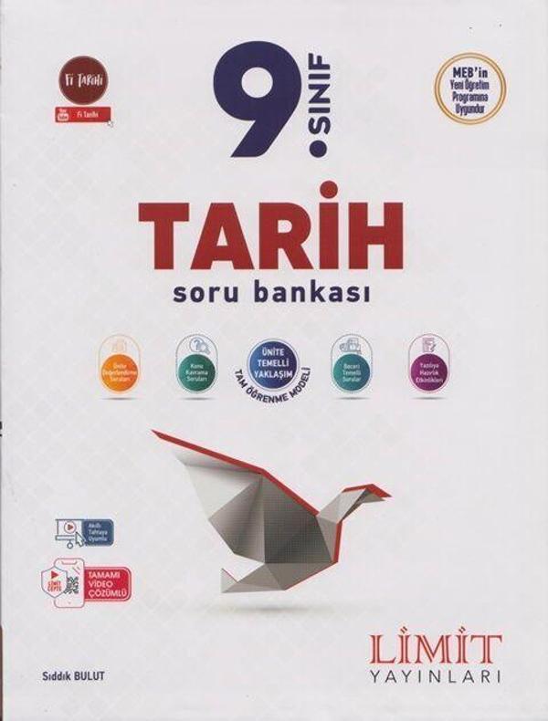 Limit Yayınları 9. Sınıf Tarih Soru Bankası - Limit Yayınları - Image 1