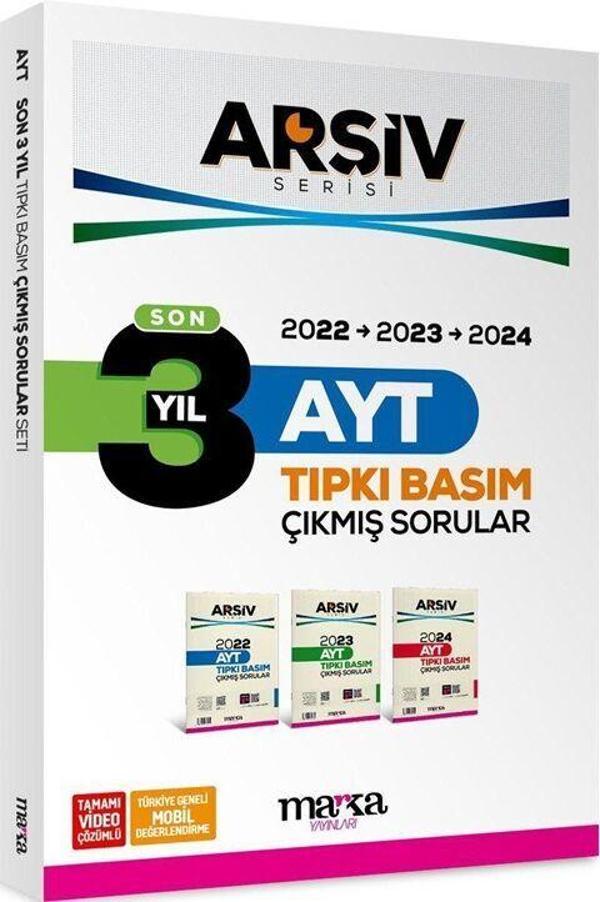 Marka Yayınları AYT Son 3 Yıl ARŞİV Serisi Tıpkı Basım Fasikül Fasikül Çıkmış Sorular - Marka Yayınları - Image 1