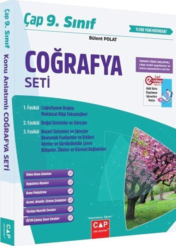 Çap 9. Sınıf Coğrafya Seti Çap Yayınları - Çap Yayınları - Image 1