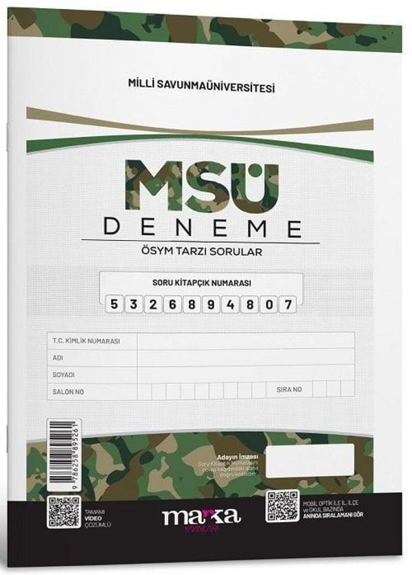 Marka 2025 MSÜ ÖSYM Tarzı Deneme Marka Yayınları - Marka Yayınları - Image 1