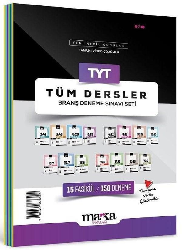 Marka 2025 YKS TYT Tüm Dersler 15 Fasikül 150 Deneme Set Marka Yayınları - Marka Yayınları - Image 1