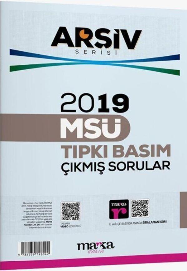 Marka Yayınları 2019 MSÜ Tıpkı Basım Çıkmış Sorular - Marka Yayınları - Image 1