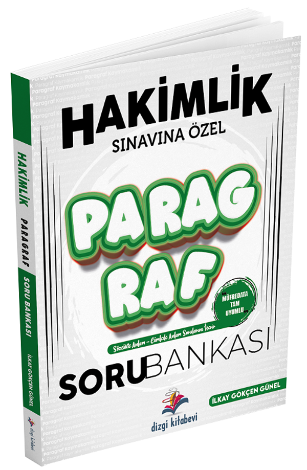 Dizgi Kitap Hakimlik Paragraf Soru Bankası - İlkay Gökçen Günel Dizgi Kitap - Dizgi Kitap Yayınları - Image 1