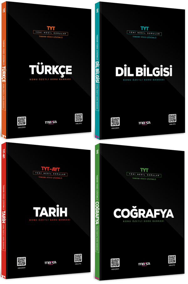 Marka YKS TYT Sözel Konu Özetli Soru Bankası 4 lü Set Marka Yayınları - Marka Yayınları - Image 1