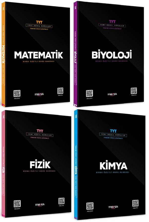 Marka YKS TYT Sayısal Konu Özetli Soru Bankası 4 lü Set Marka Yayınları - Marka Yayınları - Image 1