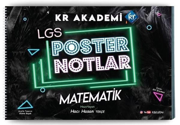 KR Akademi 8. Sınıf LGS Matematik Poster Notlar - KR Akademi - Image 1