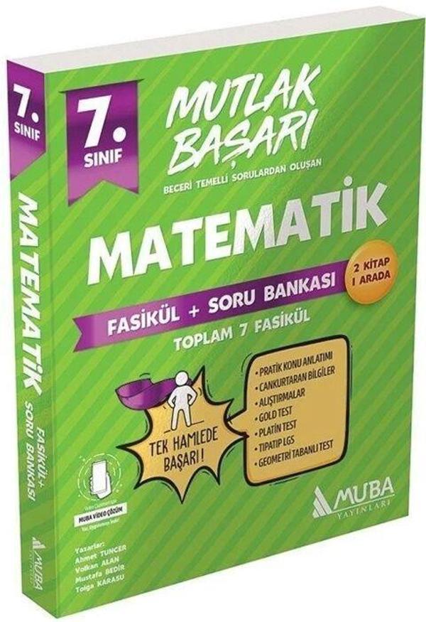 Muba Yayınları 7. Sınıf Matematik Mutlak Başarı Fasikül ve Soru Bankası - Muba Yayınları - Image 1