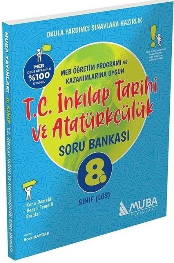 Muba Yayınları LGS 8. Sınıf TC İnkılap Tarihi ve Atatürkçülük Soru Bankası - Muba Yayınları - Image 1