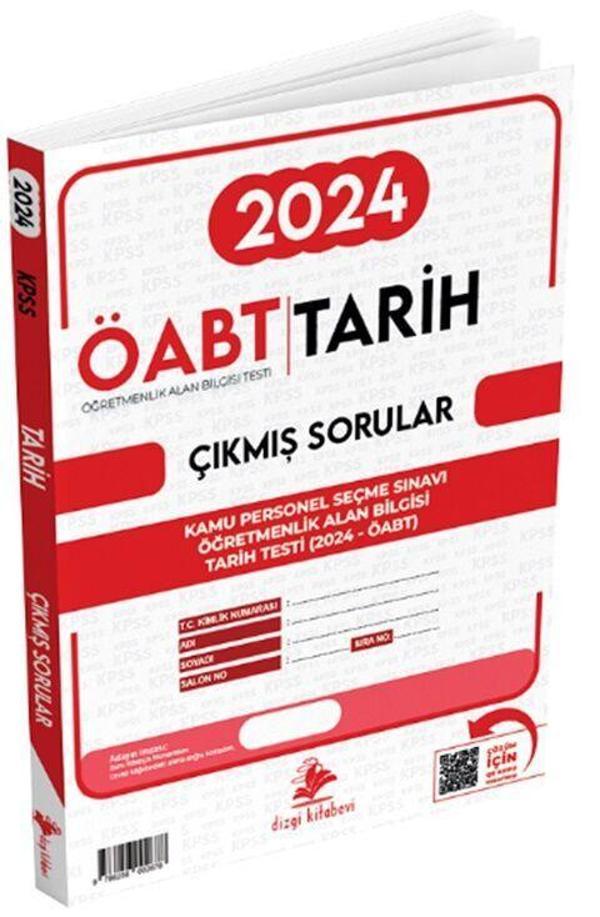 Dizgi Kitap 2024 ÖABT Tarih Öğretmenliği Sınavı Çıkmış Sorular - Dizgi Kitap Yayınları - Image 1