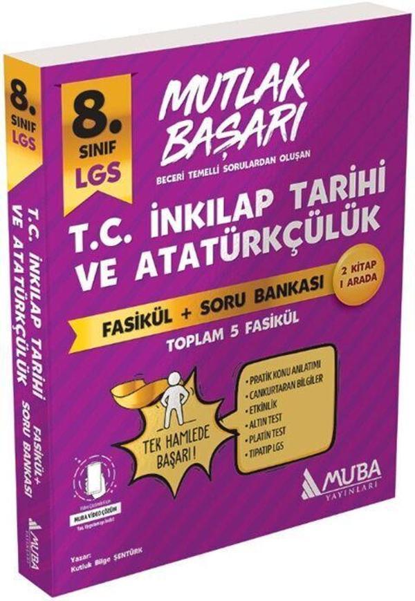 Muba Yayınları LGS 8. Sınıf T.C. İnkılap Tarihi ve Atatürkçülük Fasikül ve Soru Bankası - Muba Yayınları - Image 1