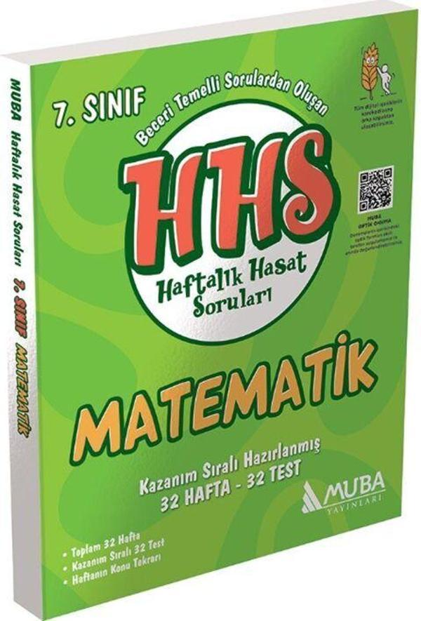Muba Yayınları 7. Sınıf Matematik Haftalık Hasat Soruları - Muba Yayınları - Image 1