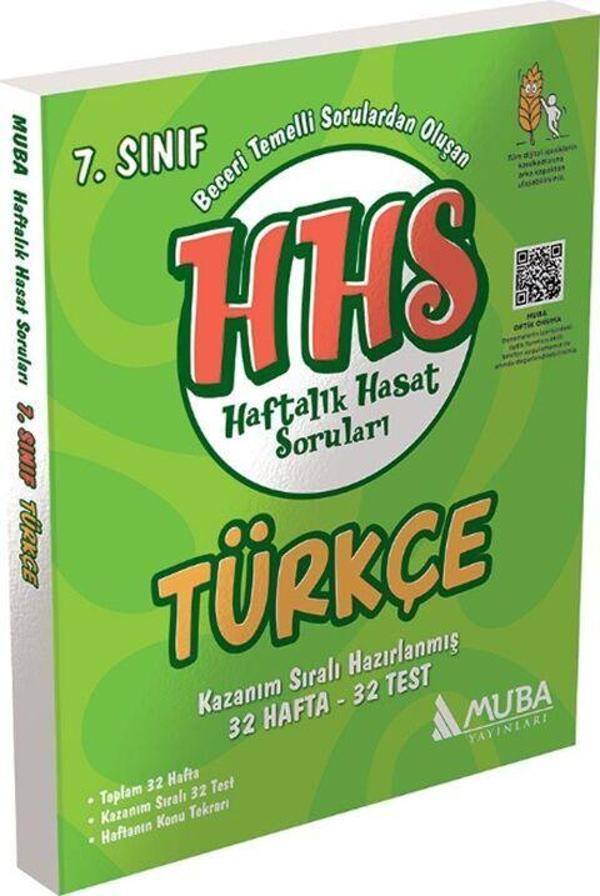 Muba Yayınları 7. Sınıf Türkçe Haftalık Hasat Soruları - Muba Yayınları - Image 1