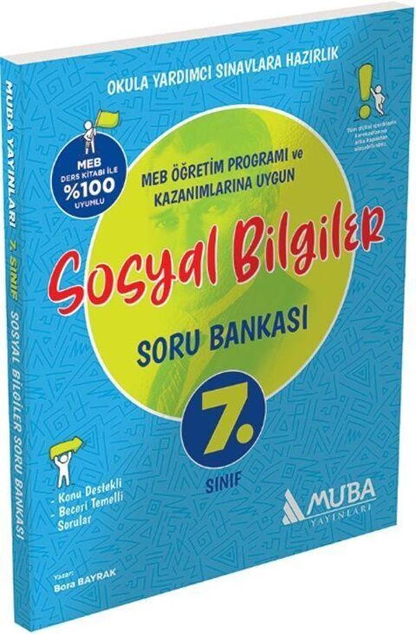 Muba Yayınları 7. Sınıf Sosyal Bilgiler Soru Bankası - Muba Yayınları - Image 1