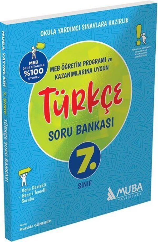 Muba Yayınları 7. Sınıf Türkçe Soru Bankası - Muba Yayınları - Image 1