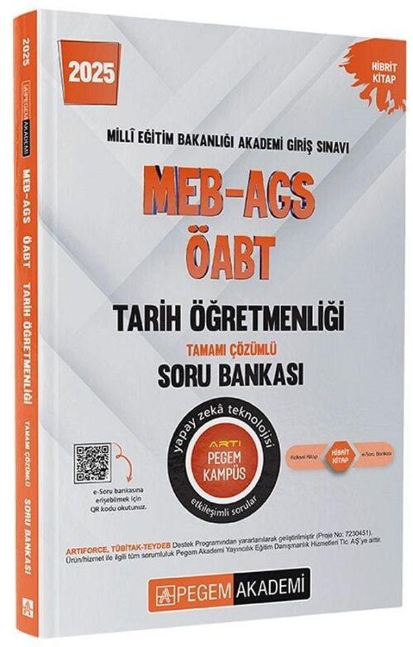 Pegem 2025 ÖABT Tarih Öğretmenliği Soru Bankası Çözümlü Pegem Akademi Yayınları - Pegem Akademi Yayıncılık - Image 1